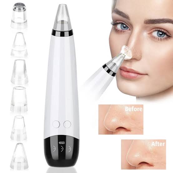 Blackhead Removal Machine Derma Suction 6 In 1 Rechargeable Machine ...